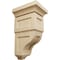 Ekena Millwork 5"W x 5 3/4"D x 10"H Medium Reyes Wood Corbel, Rubberwood CORW05X05X10RYRW - alternate 1